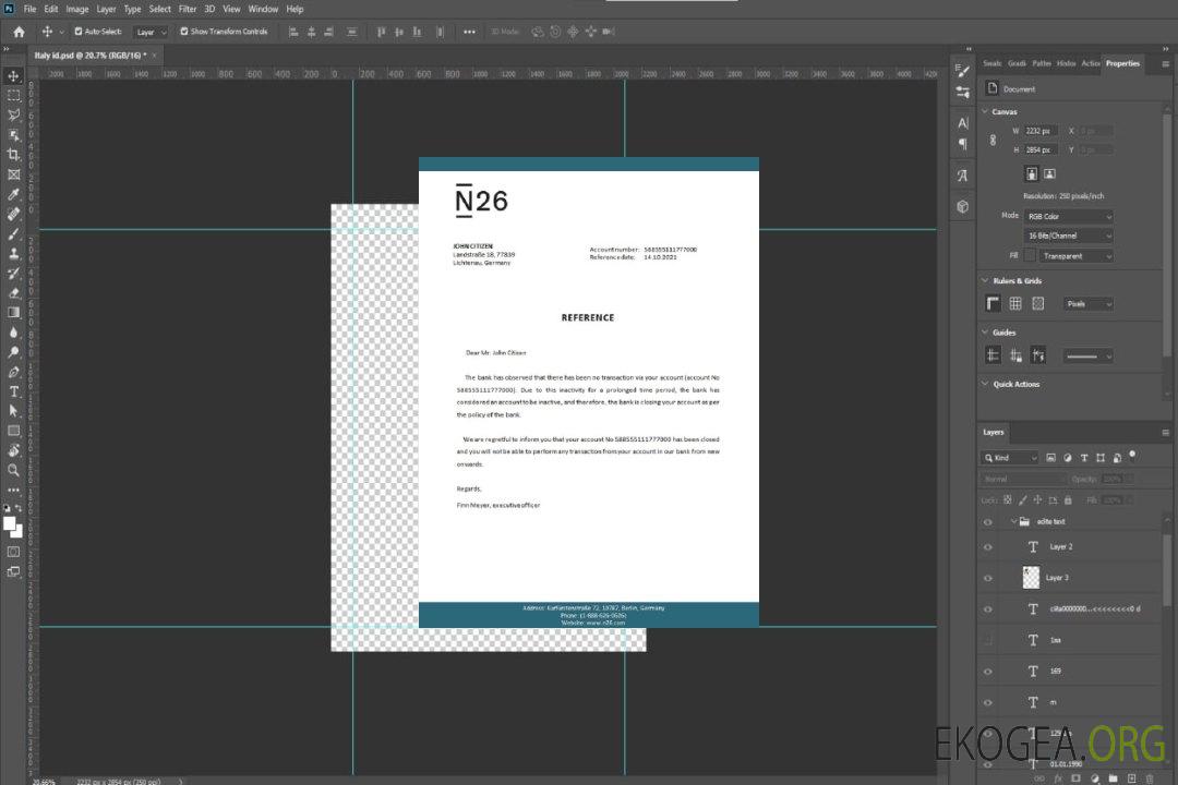 Référence Allemagne , N26 , closure template Référence Allemagne , N26 , closure template